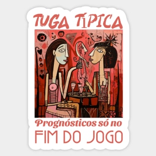 Prognósticos só no fim do jogo, v1 Sticker